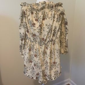 Floral Charlotte Russe Off the Shoulder Romper